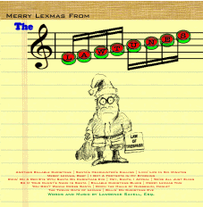 Merry Lexmas From The LawTunes - Legal Humor Lawyer Gift Holiday Music CD from LawTunes.com